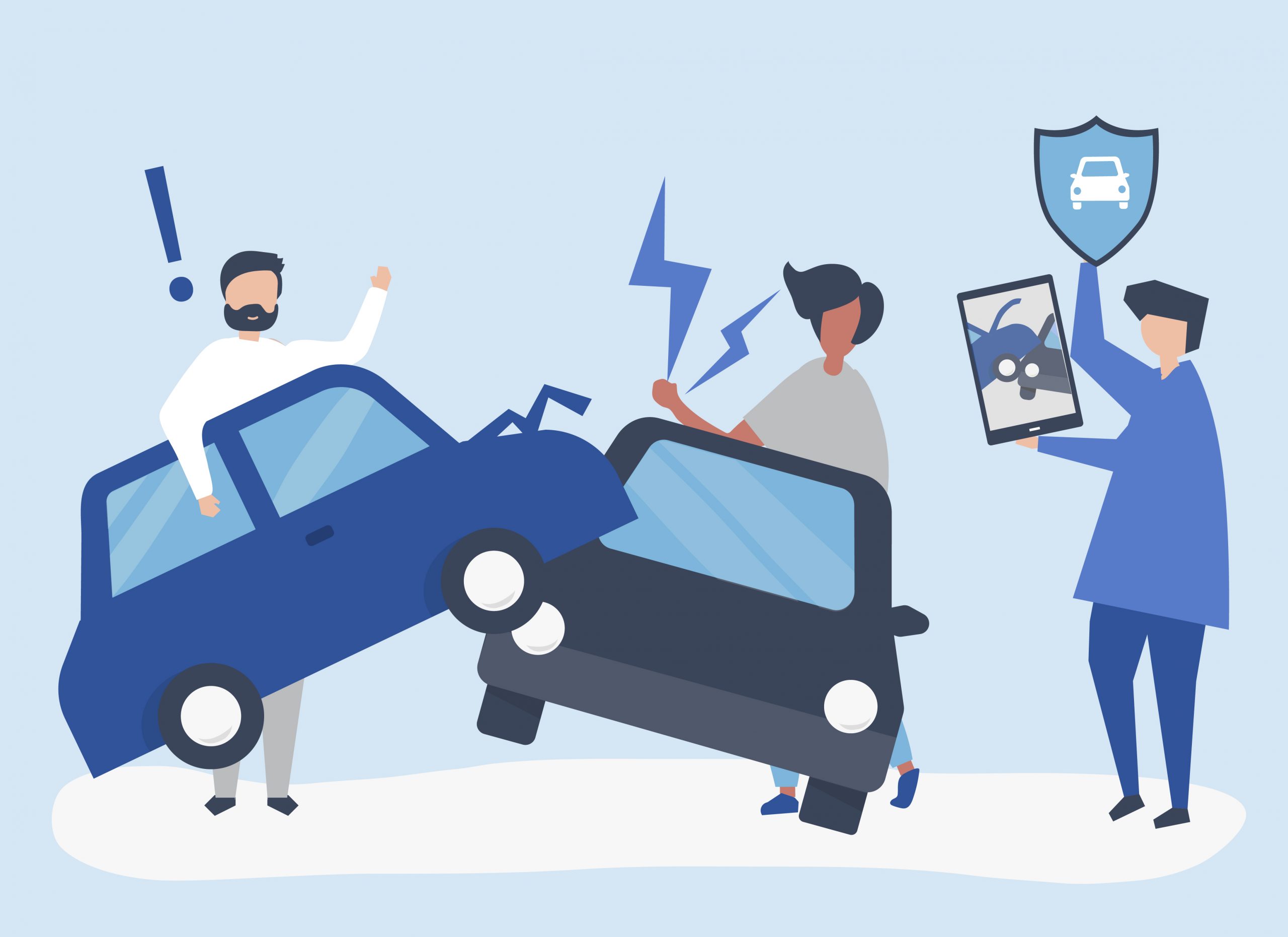 An Insurance Agent Resolving A Car Accident Download Free for sizing 4584 X 3334