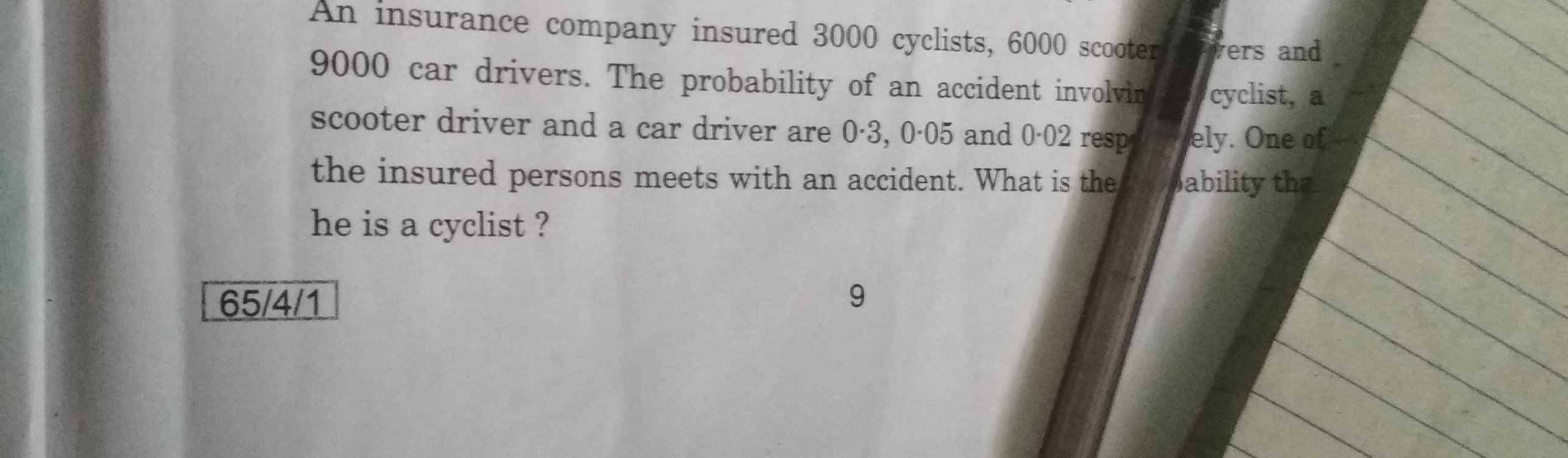 An Insurance Company Insured 3000 Cyclists 6000 in sizing 3120 X 910