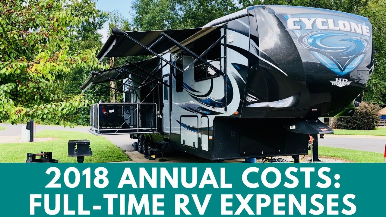 Annual Full Time Rv Expenses 2018 Chickerys Travels with regard to measurements 1280 X 720