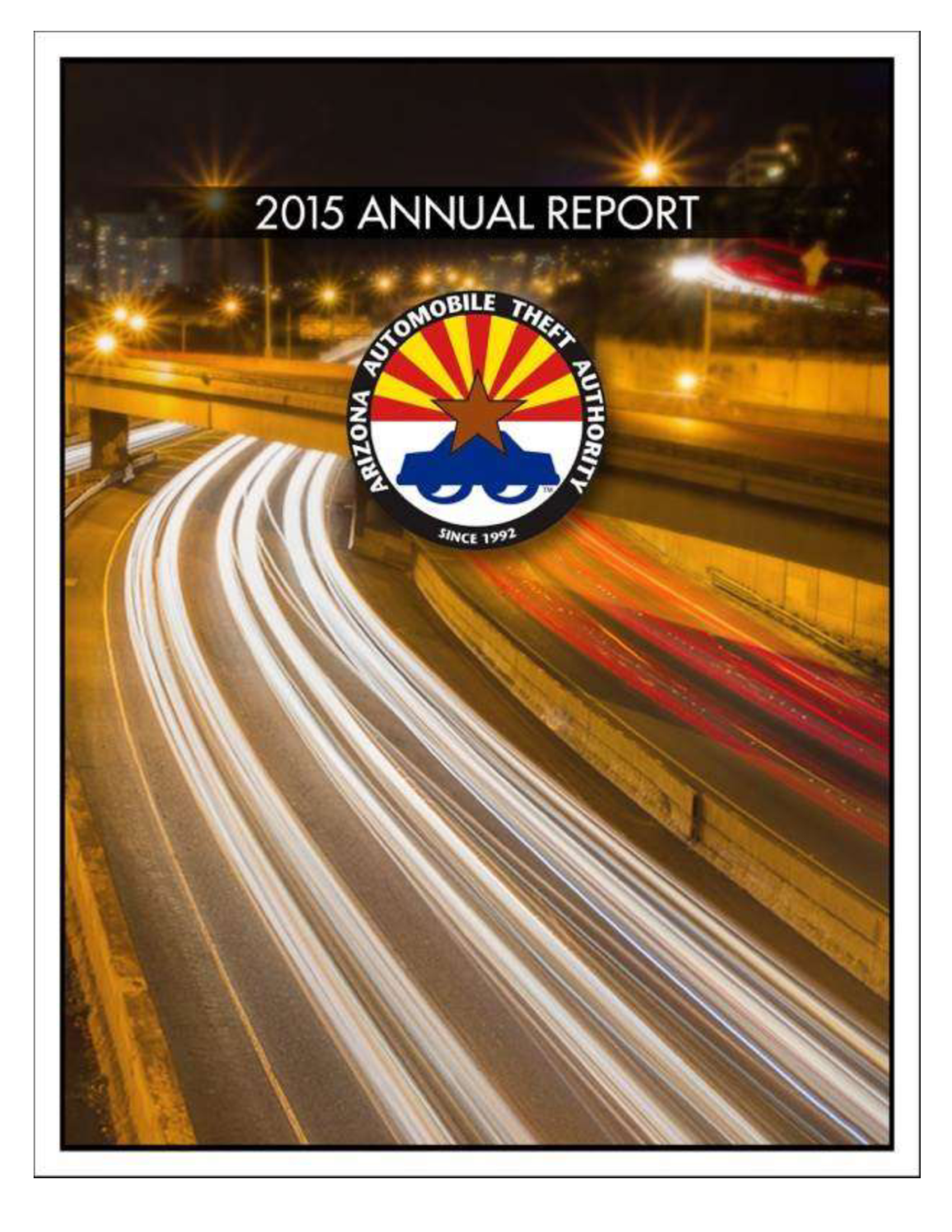 Annual Report Of The Arizona Automobile Theft Authority 2015 within proportions 1700 X 2200