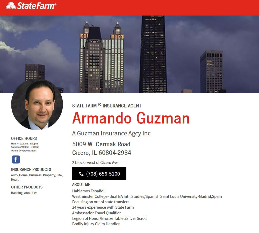 Armando Guzman Vehicle Insurance 60632 The Best Stores inside sizing 1000 X 900