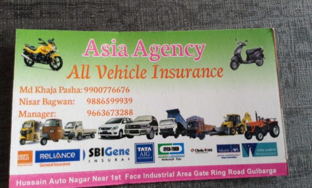 Asia Agency Insurance Gulbarga Ho Vehicle Insurance for measurements 2000 X 1493