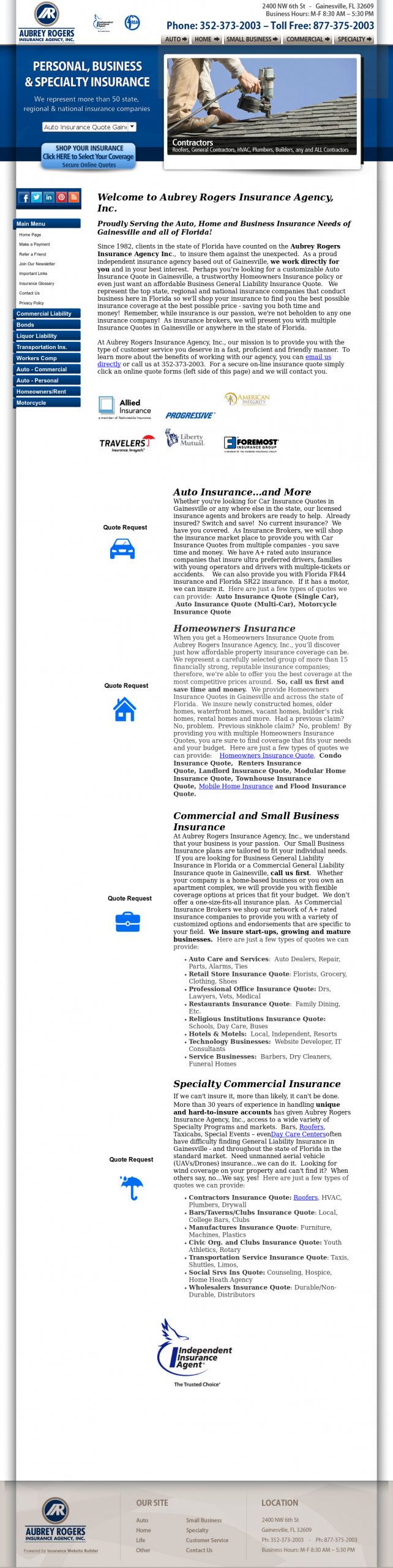 Aubrey Rogers Insurance Agency Competitors Revenue And intended for size 1024 X 4083