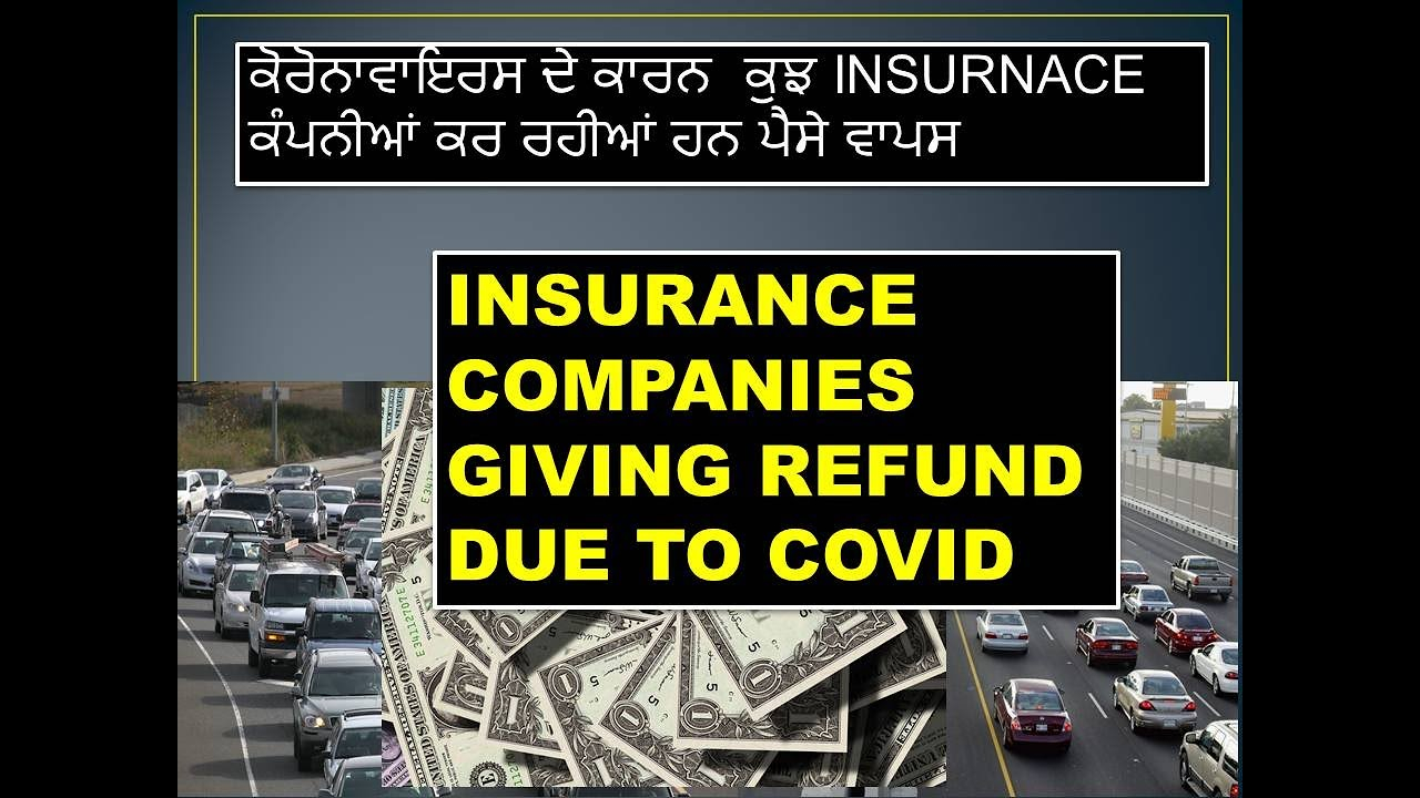 Auto Insurance Companies Giving Refund Due To Coronavirus throughout size 1280 X 720