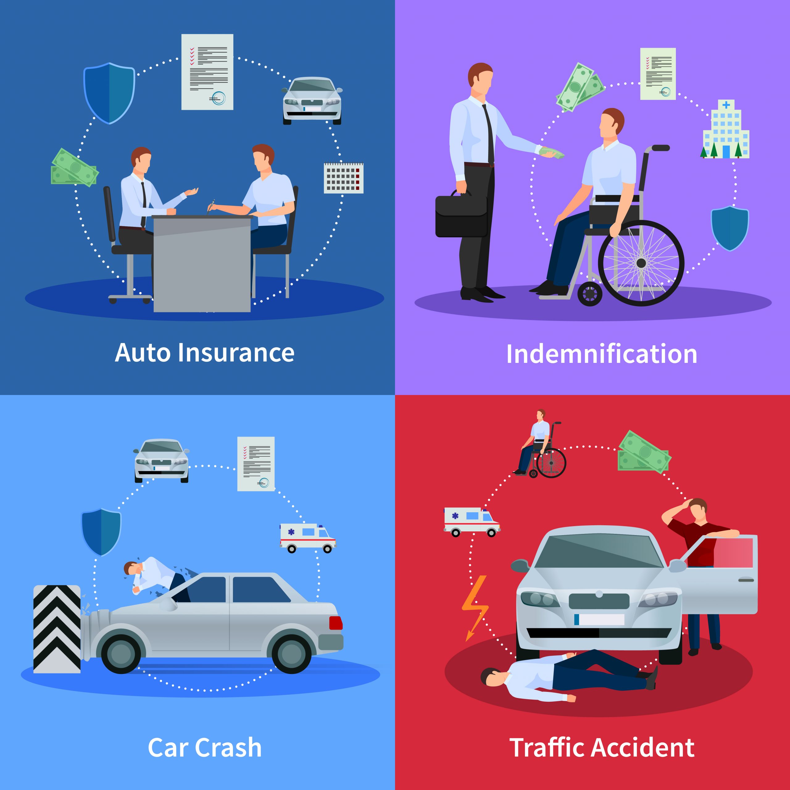 Auto Insurance Concept Download Free Vectors Clipart with sizing 4500 X 4500