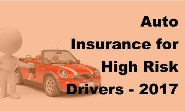 Auto Insurance For High Risk Drivers 2017 High Risk Auto Insurance Tips intended for dimensions 1280 X 720