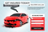 Auto Insurance Landing Page Design Mohammed Adnan On Dribbble with regard to sizing 1024 X 768