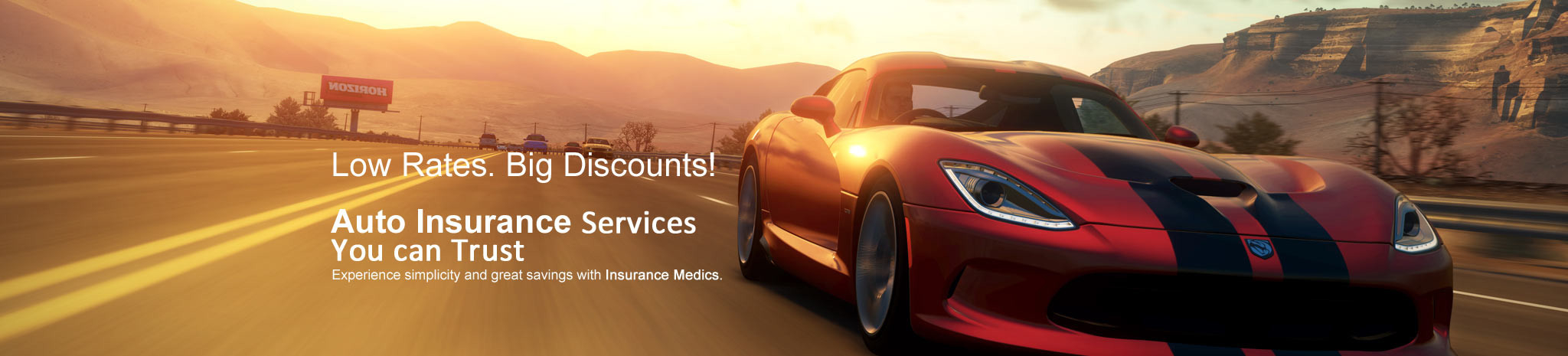 Auto Insurance Medics Experience Simplicity with regard to dimensions 2048 X 465