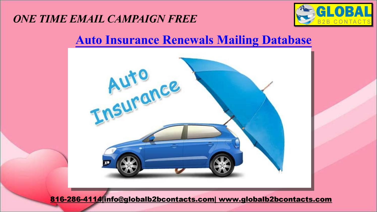 Auto Insurance Renewals Mailing Database Dylangloria99 for size 1494 X 840