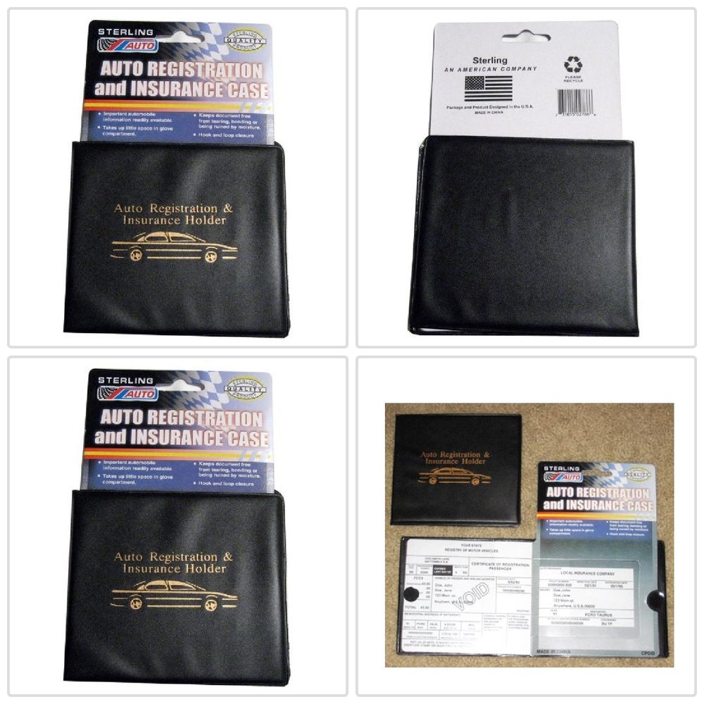 Auto Registration Insurance Holder Document Wallet Case Id throughout proportions 1000 X 1000