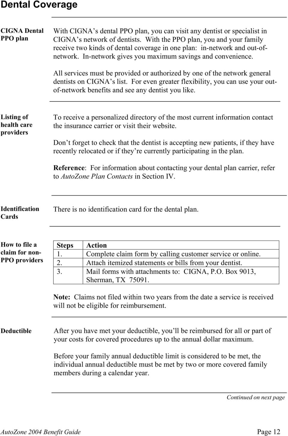 Autozone Inc Benefits Guide Pdf Free Download intended for size 960 X 1452