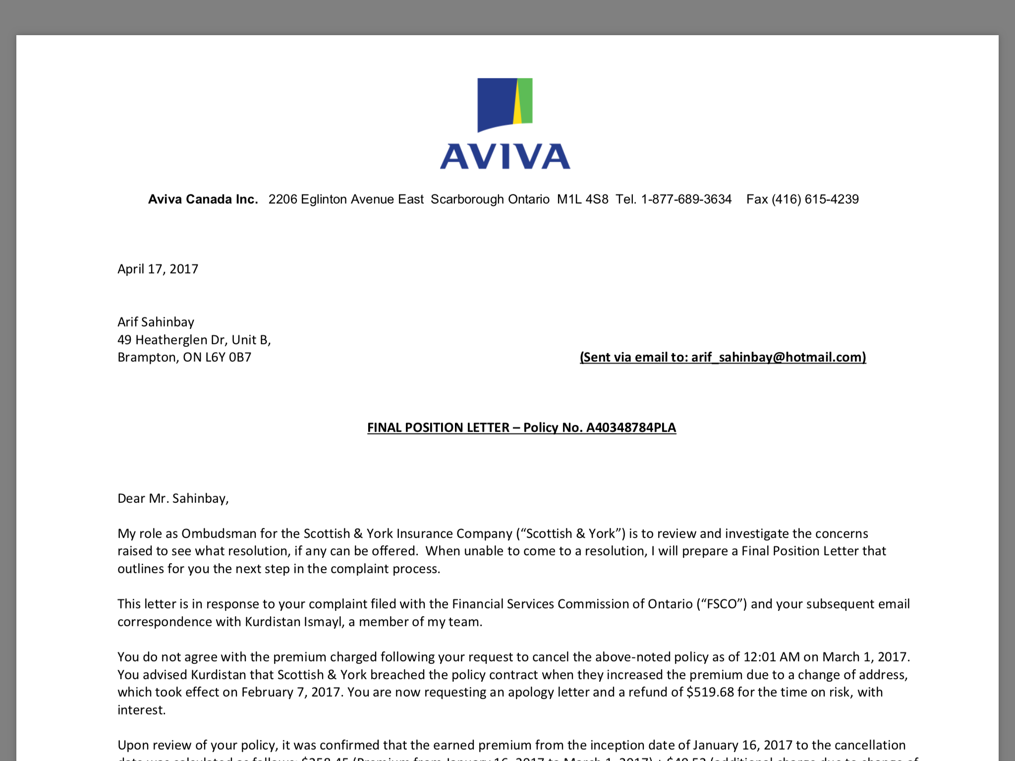 Aviva Insurance A Story Of Insurance Fraud Against Customer intended for size 2048 X 1536