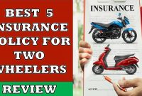 Best 5 Two Wheeler Insurance Policy For Bike And Scooters Review 2020 for sizing 1280 X 720