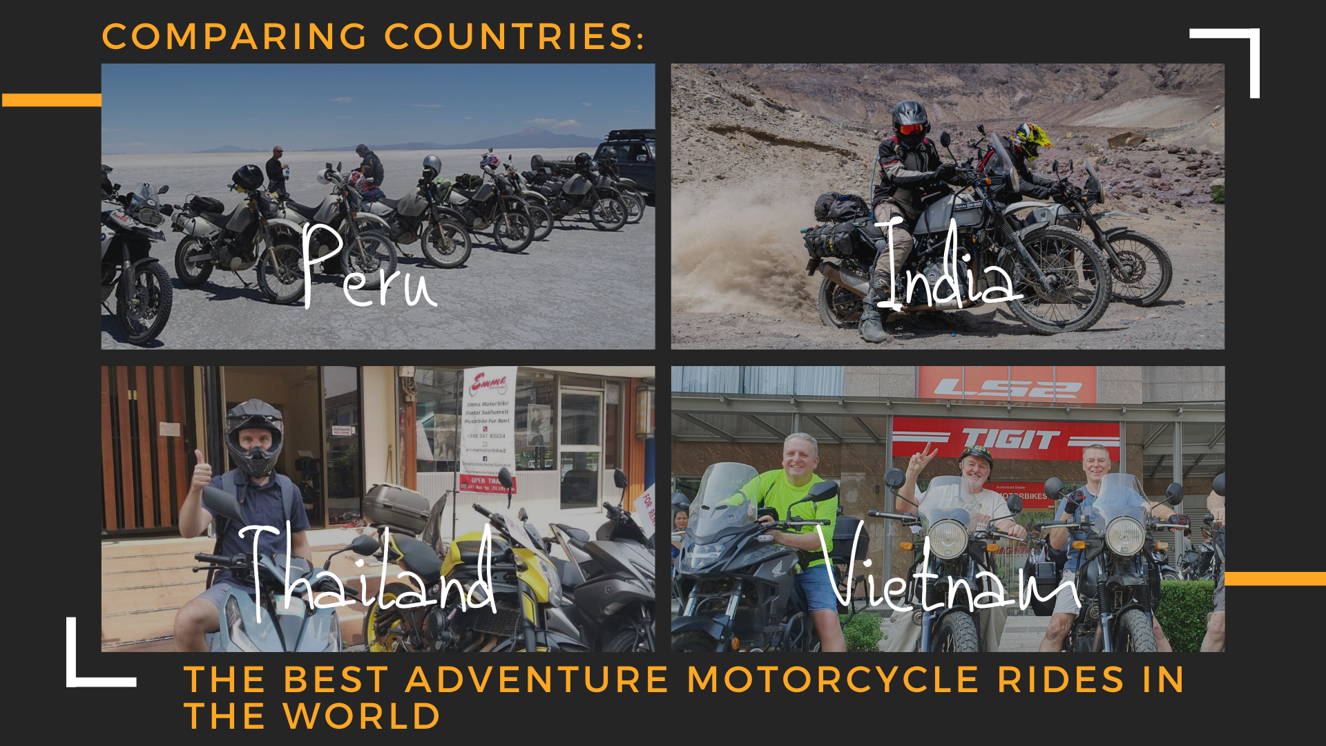 Best Adventure Motorbike Rides Popularity regarding measurements 1920 X 1080