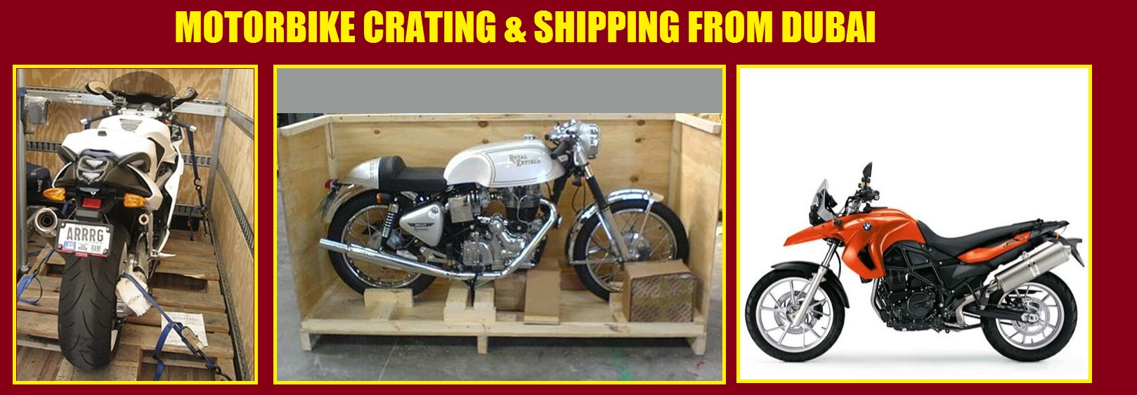 Bike Shipping From Dubai Since 2003the Pioneers Of with regard to size 1618 X 562