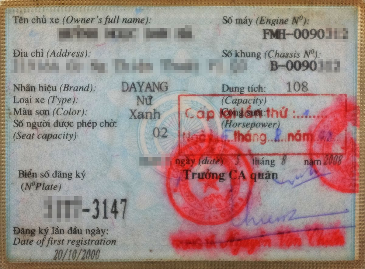 Buying A Legal Motorbike In Vietnam The Motorbike Bluecard in measurements 1200 X 884