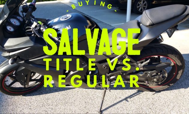 Buying A Salvage Title Motorcycle Vs Regular Title inside proportions 1280 X 720