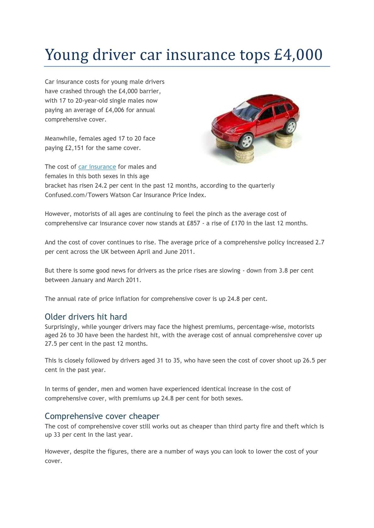 Calamo Young Drivers Car Insurance Tops 4000 in dimensions 1190 X 1682