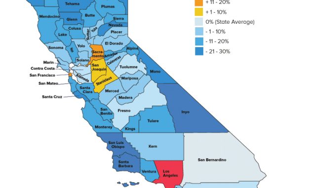 Californian Car Insurance Rates Vary Widely Across The State inside dimensions 800 X 1131