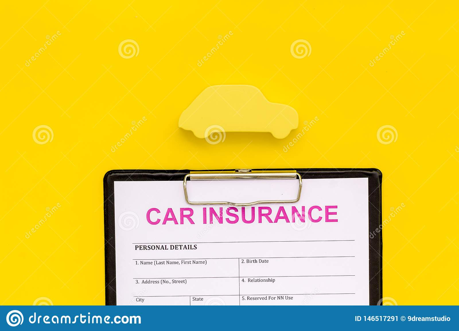 Car Buying And Insurance Concept With Car Figure And Form On pertaining to proportions 1600 X 1155