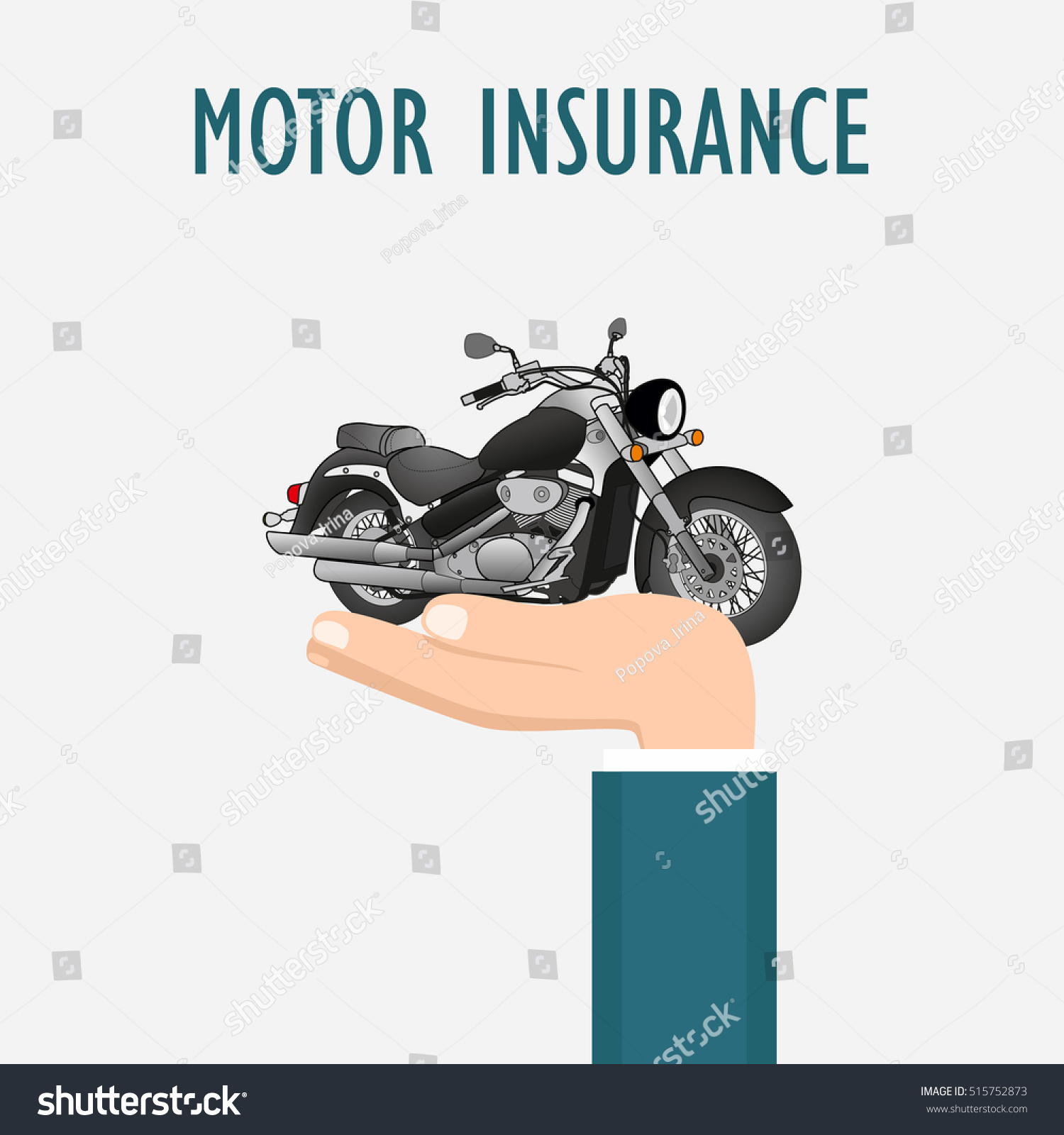 Car Insurance Banner Hand Man Hand Stock Vector Royalty pertaining to proportions 1500 X 1600