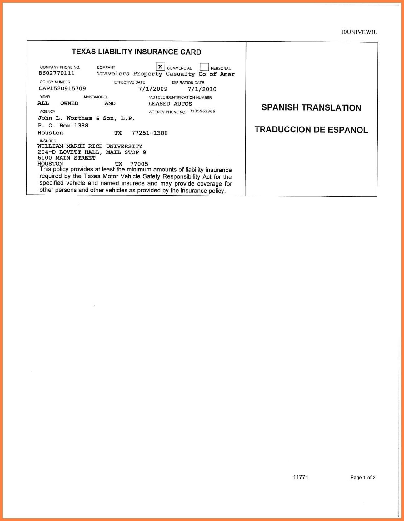 Car Insurance Card Template Card Templates Free Id Card intended for measurements 1293 X 1668