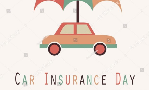 Car Insurance Day Funny Unofficial Holiday Stock Vector with regard to size 1500 X 1600