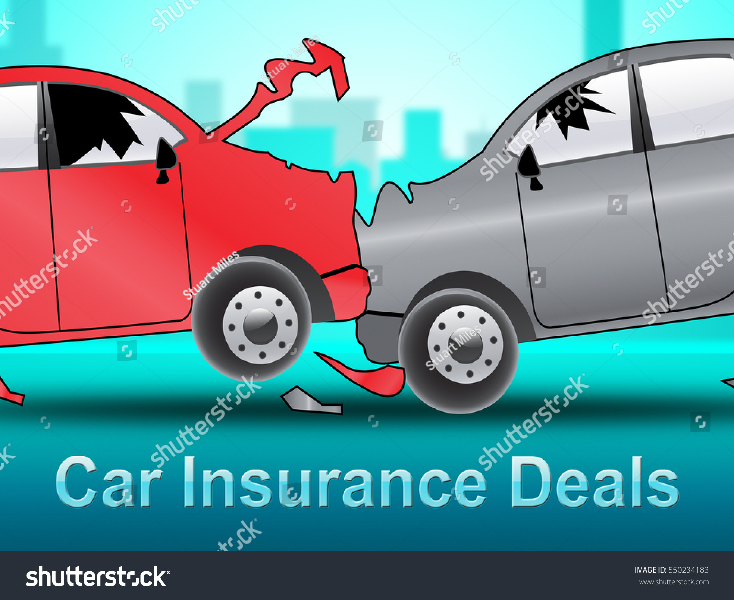 Car Insurance Deals Crash Shows Car Stock Illustration 550234183 regarding dimensions 1500 X 1225