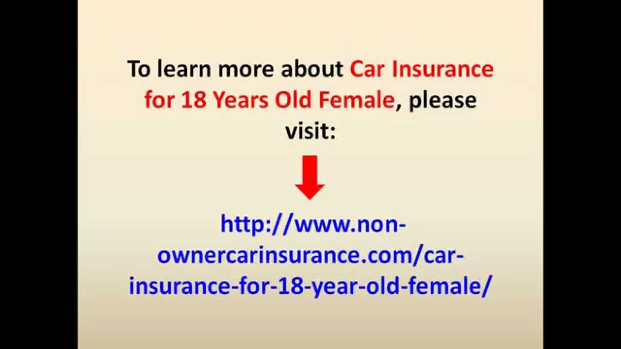 Car Insurance For 18 Years Old Female Now Available inside size 1280 X 720