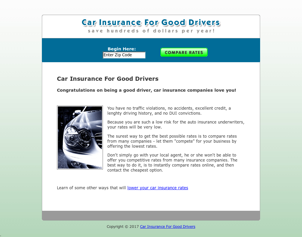 Car Insurance For Good Drivers Competitors Revenue And inside measurements 1024 X 804