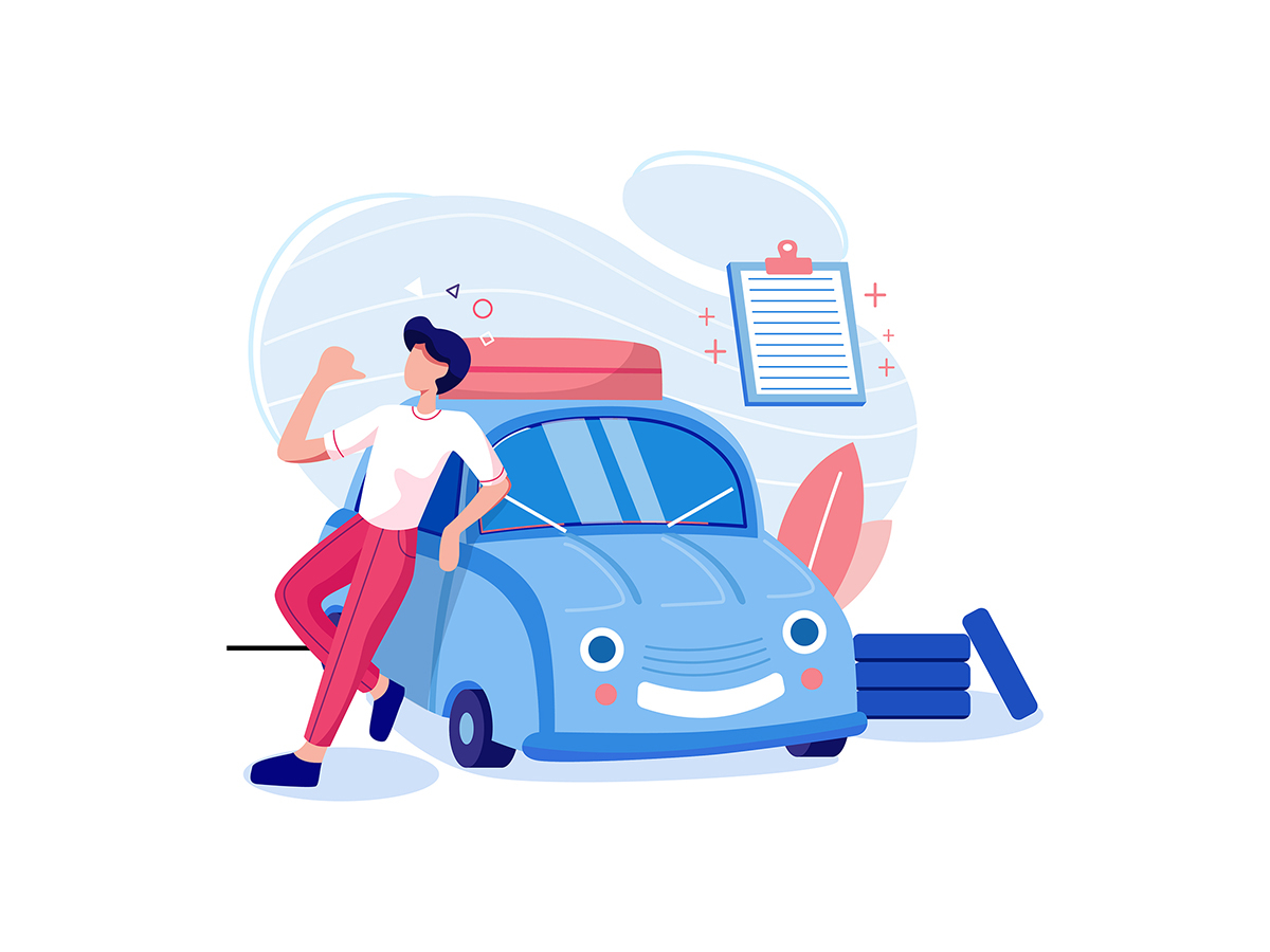 Car Insurance Illustration Concept Search Muzli inside dimensions 1200 X 900