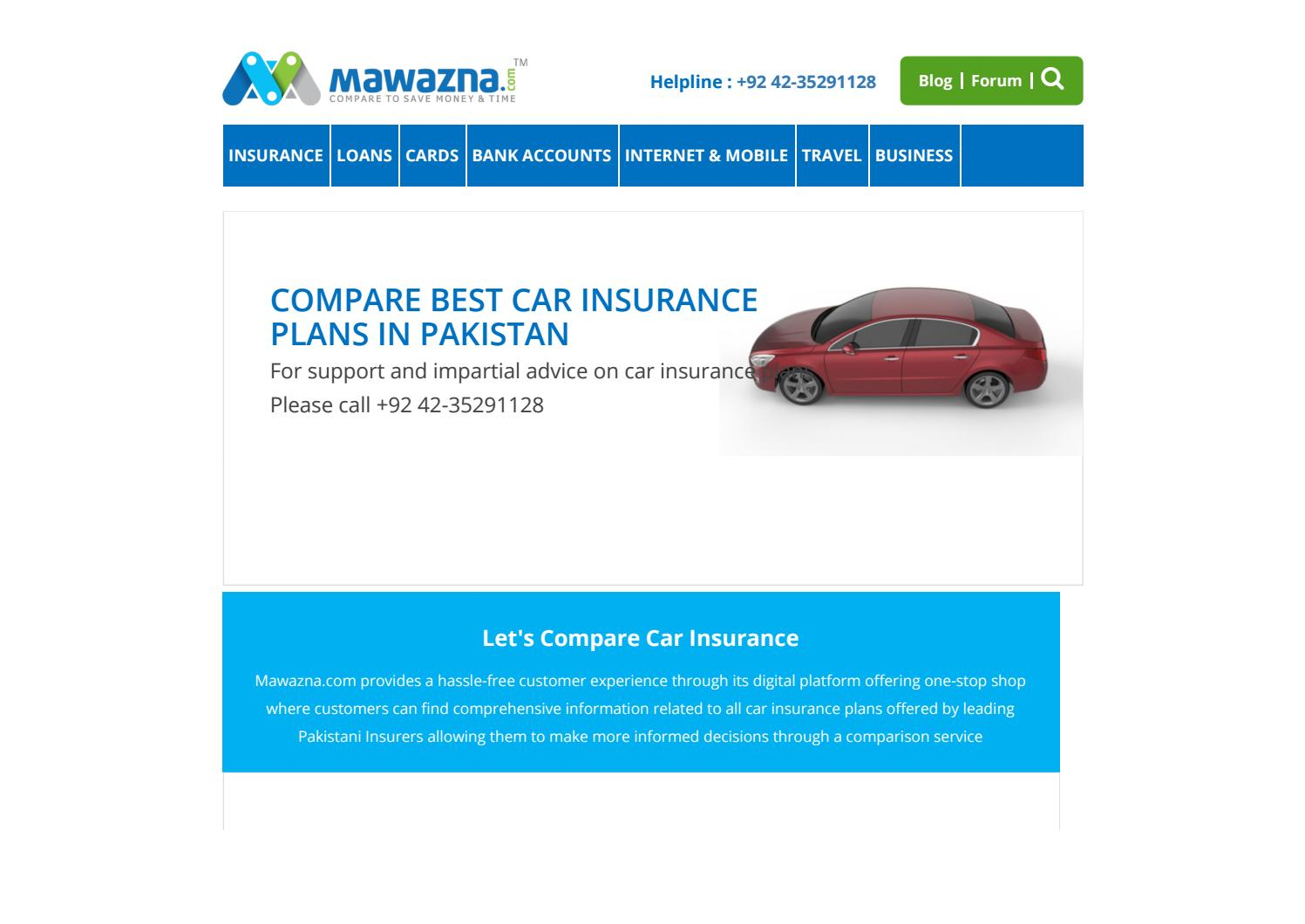 Car Insurance In Pakistan Mawazna Issuu with dimensions 1497 X 1060
