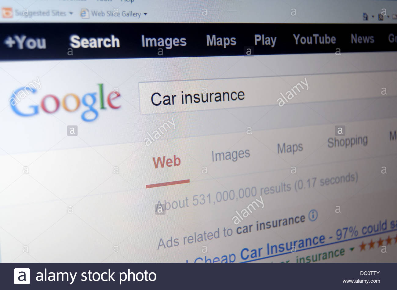 Car Insurance Internet Search Using The Google Search intended for dimensions 1300 X 950