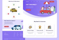 Car Insurance Landing Page Samad Khan On Dribbble throughout measurements 1600 X 1200