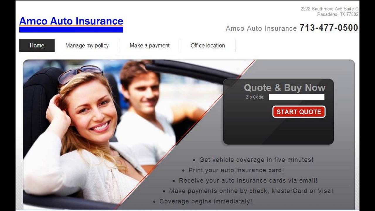 Car Insurance Pasadena inside dimensions 1280 X 720