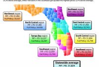 Car Insurance Premium Comparison Of Florida Counties for dimensions 850 X 950