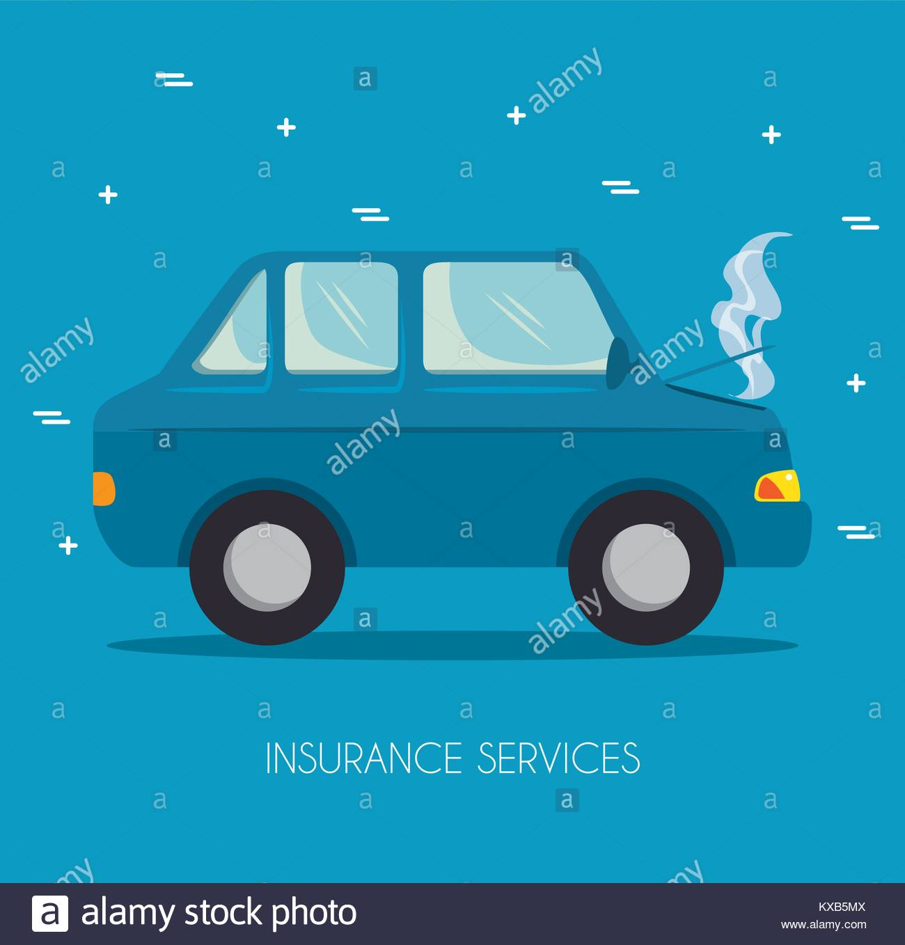 Car Insurance Service Concept Stock Vector Art with proportions 1300 X 1358