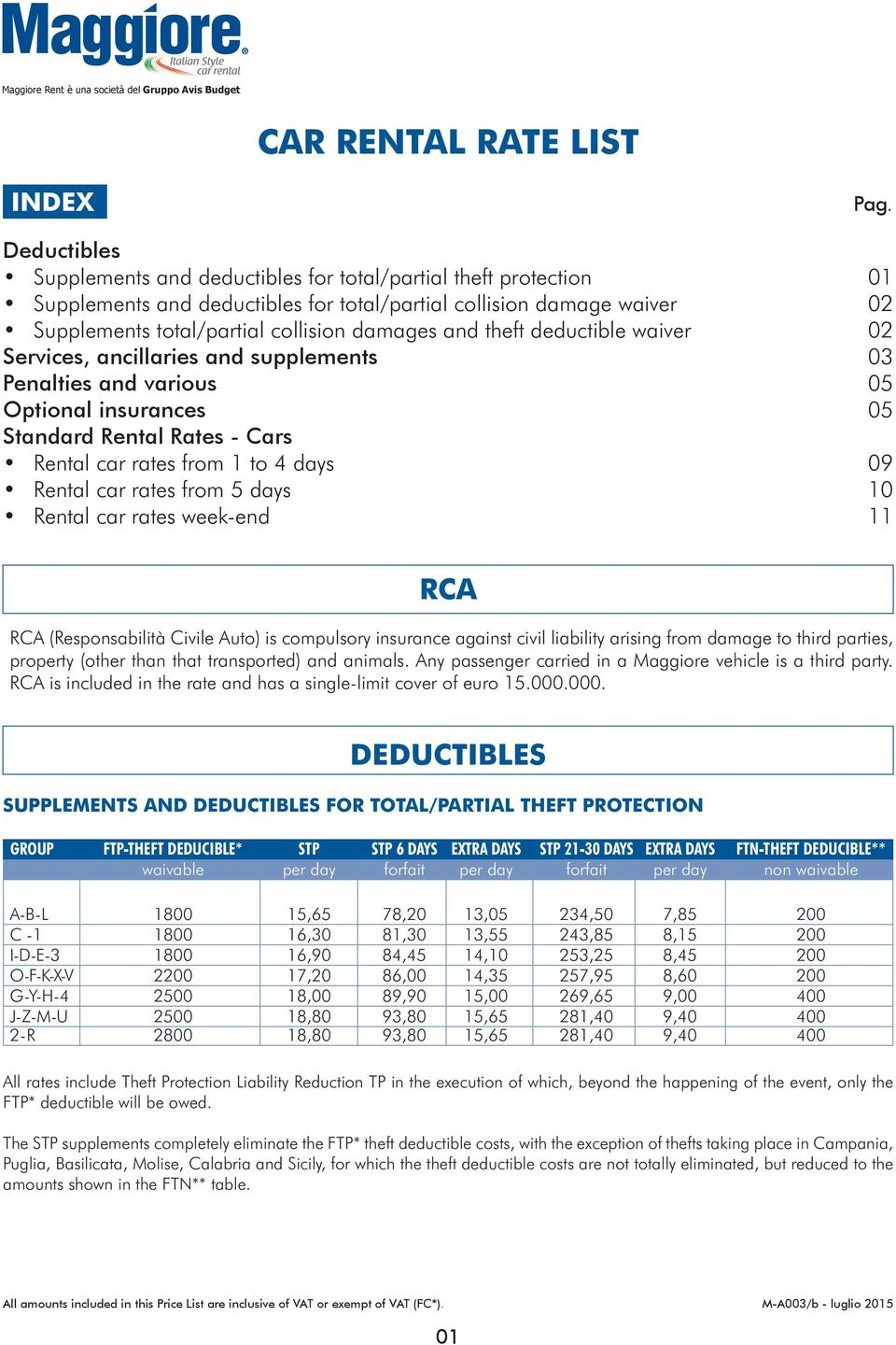 Car Rental Rate List Pdf Free Download for measurements 960 X 1440