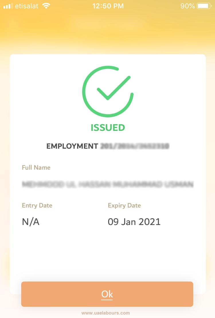 Check Uae Visa Status Dubai Visa Status Uae Labours intended for size 750 X 1108