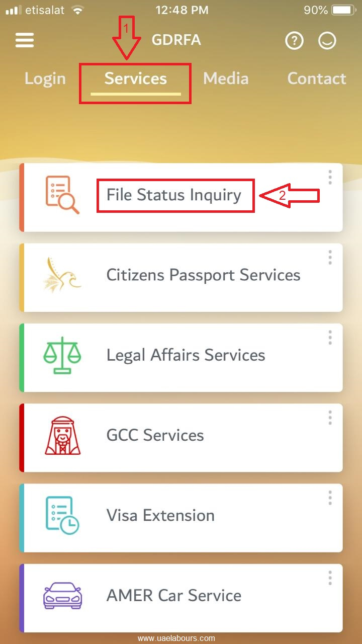 Check Uae Visa Status Dubai Visa Status Uae Labours within dimensions 720 X 1280