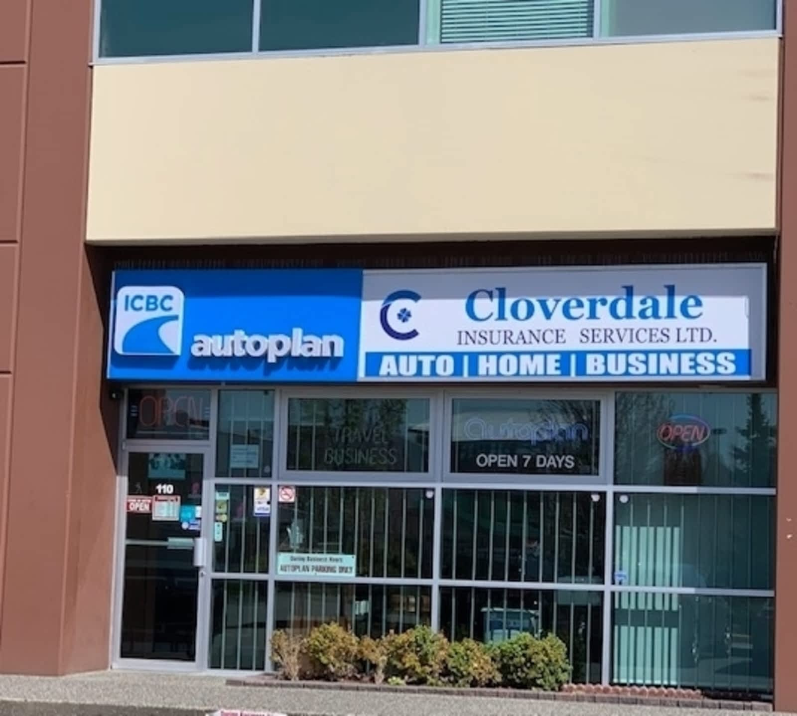 Cloverdale Insurance Services Ltd Opening Hours 110 for dimensions 1600 X 1438