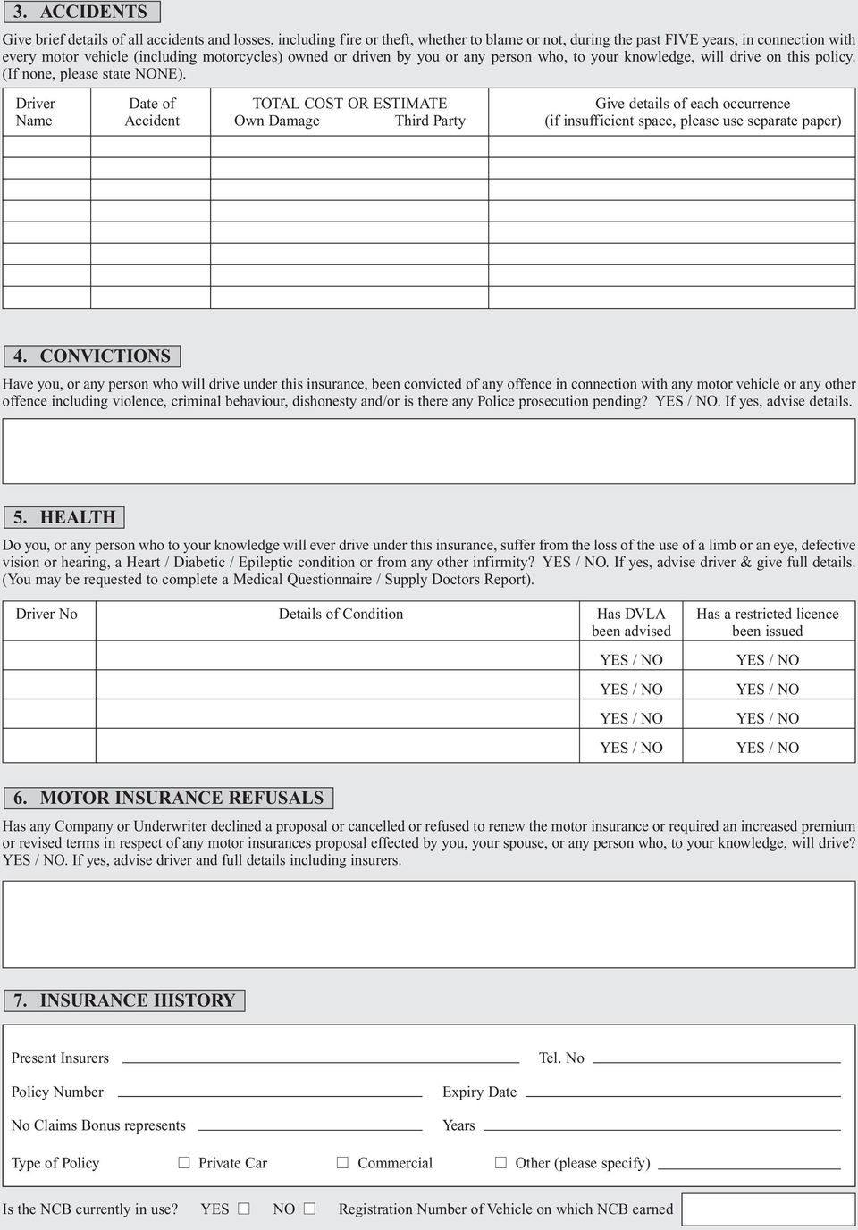 Commercial Vehicle Insurance Proposal Pdf Free Download pertaining to proportions 960 X 1377