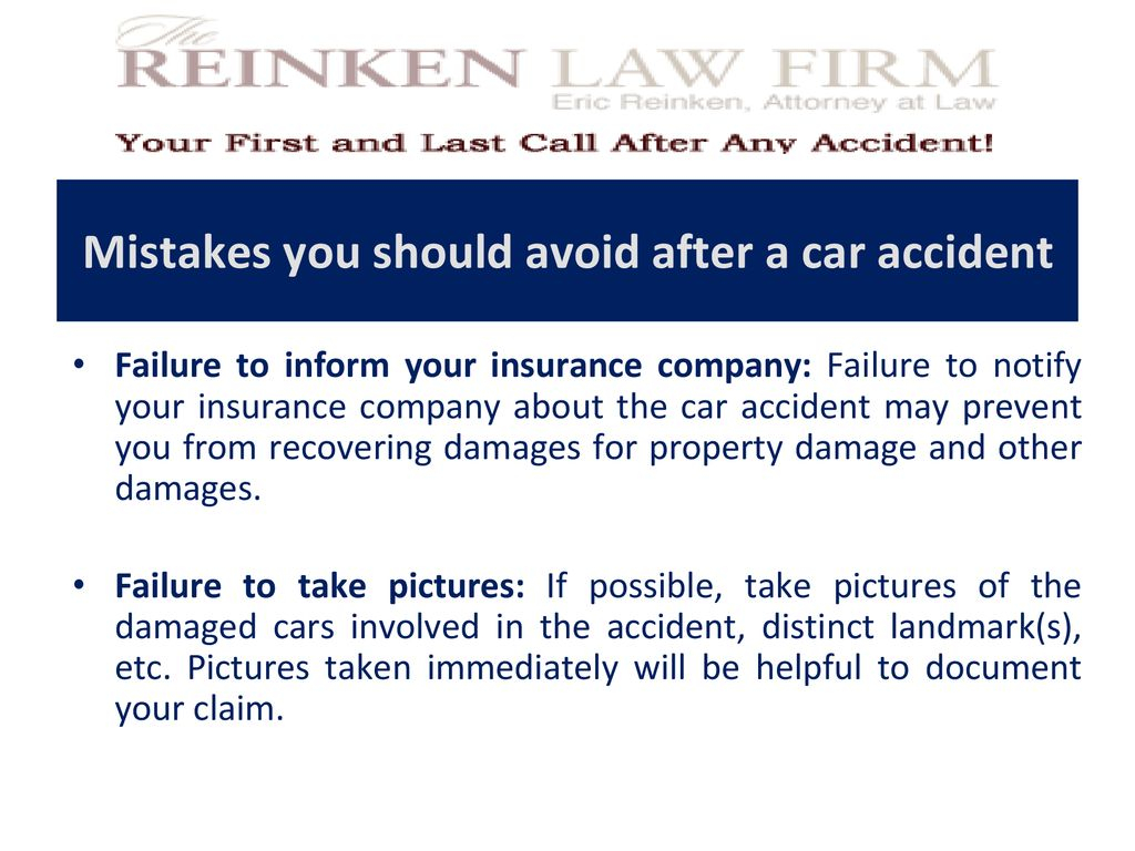 Common Mistakes To Avoid After A Car Accident Ppt Download in size 1024 X 768