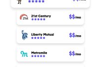 Compare 2020 Car Insurance Rates Side Side The Zebra pertaining to dimensions 1000 X 1000