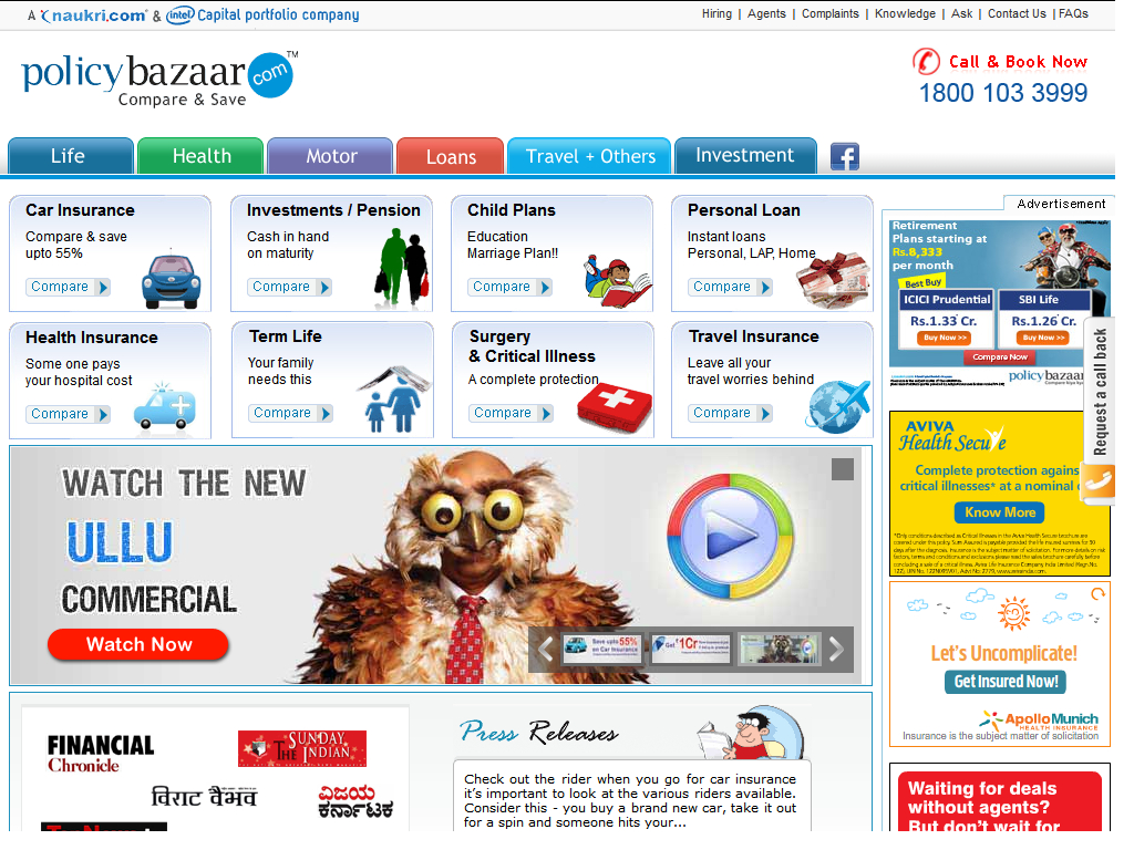 Compare Insurance Policies And Save Money Policybazaar pertaining to proportions 1024 X 768