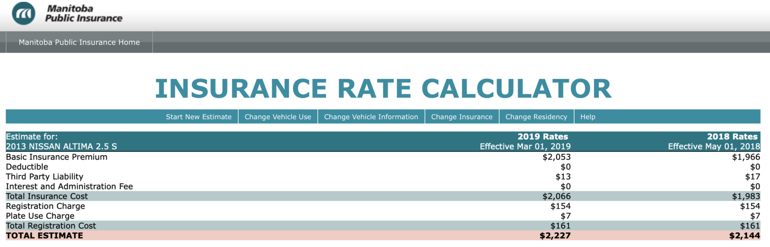 Comparing Car Insurance Rates Using The Caa Calculator And for proportions 1568 X 503