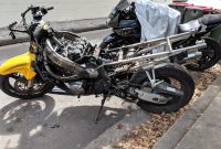 Crashed My Bike A Few Weeks Ago Then Someone Set It Alight in measurements 4032 X 3024