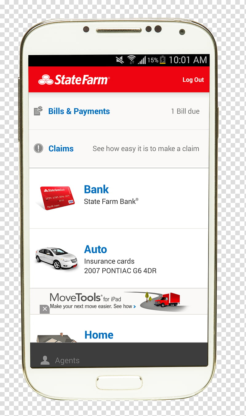 Credit Card State Farm Vehicle Insurance Electronic Bill intended for sizing 800 X 1353