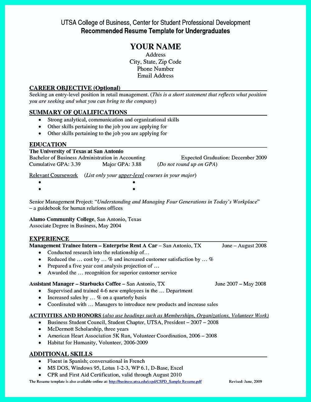 Current College Student Resume Is Designed For Fresh for proportions 1000 X 1294