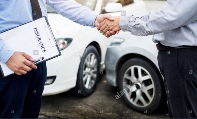 Customer Shake Hand With Auto Insurance Agents After inside size 1300 X 956